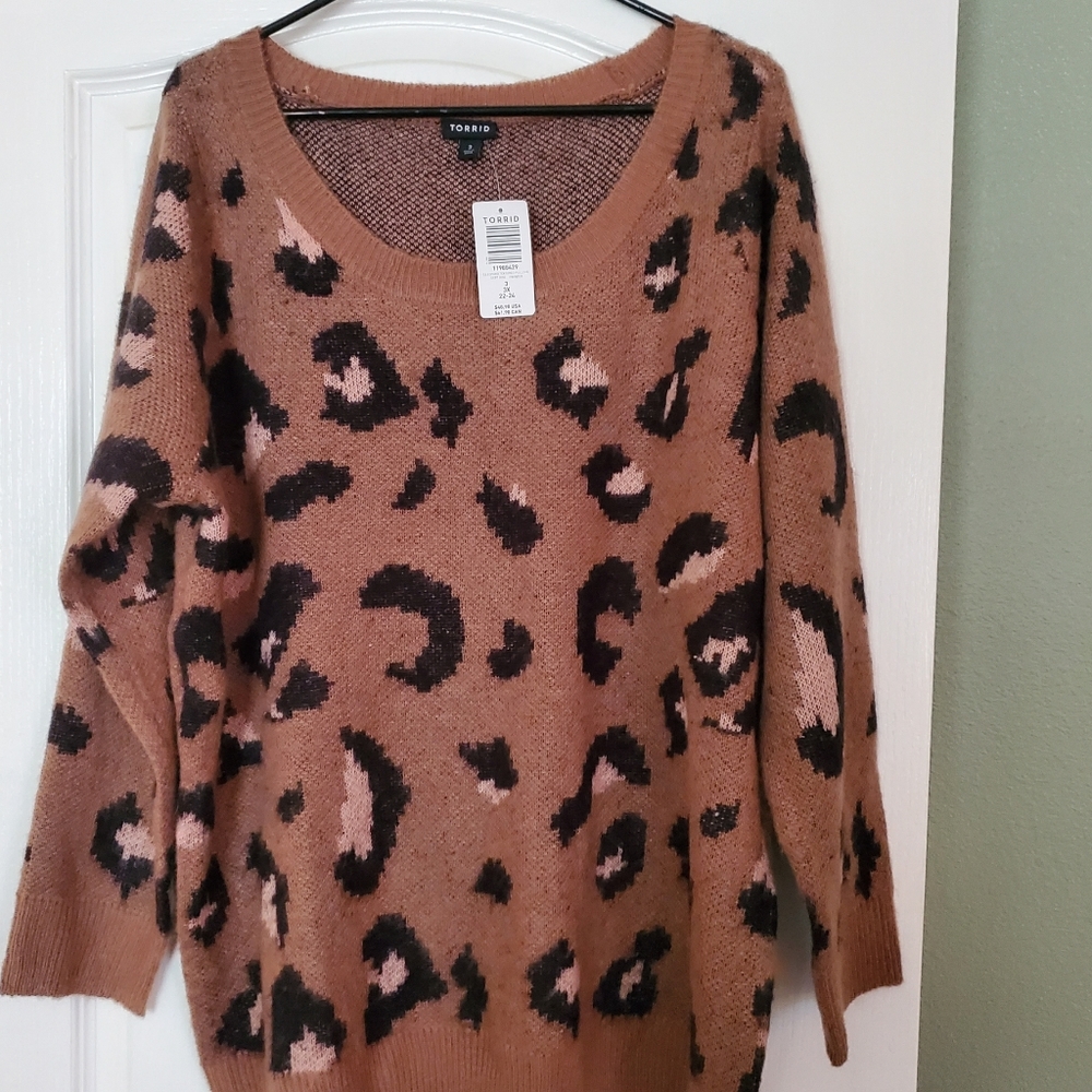 Torrid Cheetah sweater